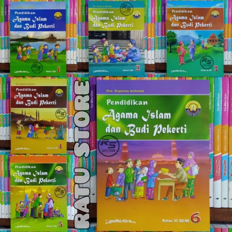 Buku pendidikan Agama Islam Dan Budi Pekerti SD Kelas 1 2 3 4 5 6 Kurikulum 2013 Yudhistira