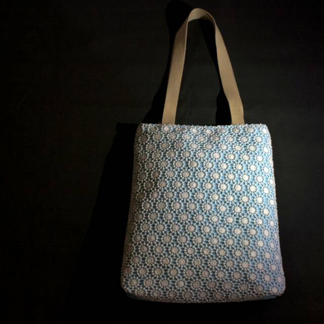 Tote Bag/Tas Wanita Kanvas/Tas Lapto Brukat Prada