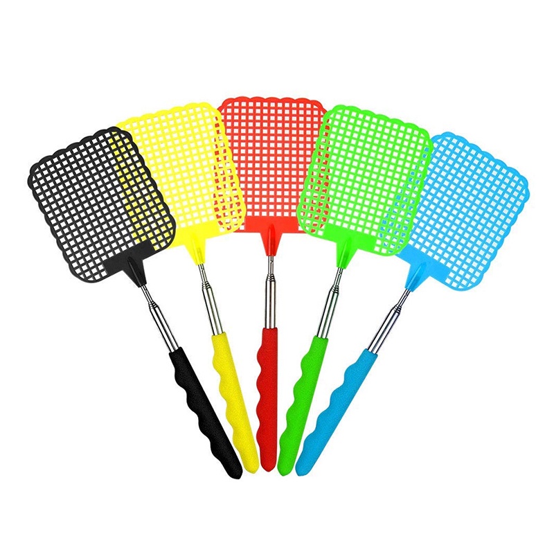 COD❤Tepokan Lalat Nyamuk Plastik Pemukul Hewan Serangga Manual Fly Swatter  Tri