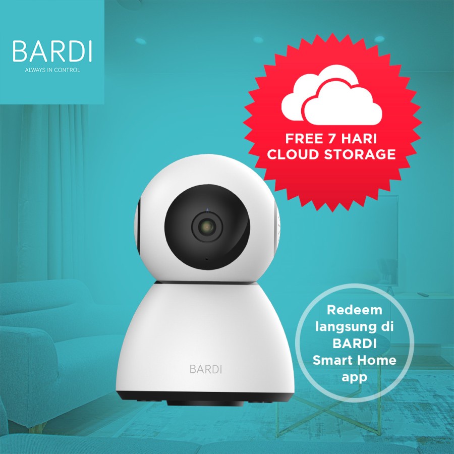 BARDI Smart IP Camera INDOOR PTZ CCTV Wifi Garansi Resmi