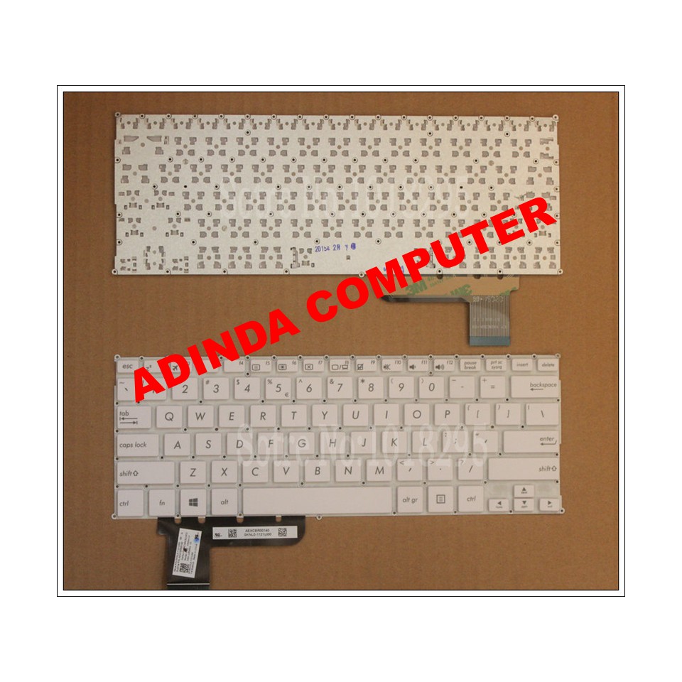 Keyboard Asus X201 X201E X202 S200 S200E Q200 Putih White