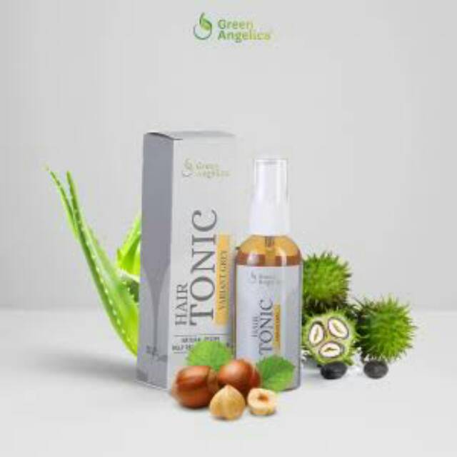 Obat Uban Tradisional  Anti Uban Alami HAIR TONIC VARIANT GREY GREEN ANGELICA