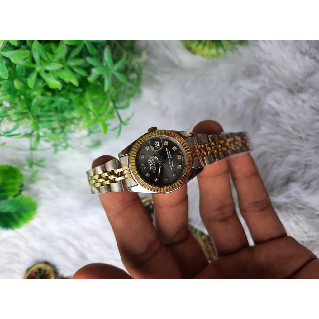 JAM TANGAN COUPLE ROLEX RANTAI IMPORT MURAH PASANGAN PRIA WANITA RX004/JAM ROLEX COPLE