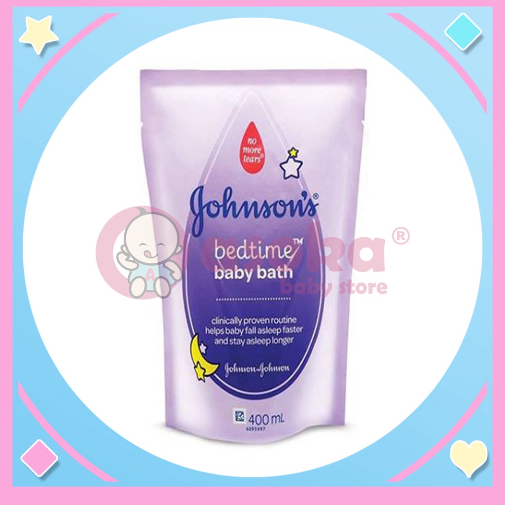 Johnson's Bedtime Hair &amp; Body Baby Bath I Sabun Bayi 2in1 Refill 400ml ASOKA