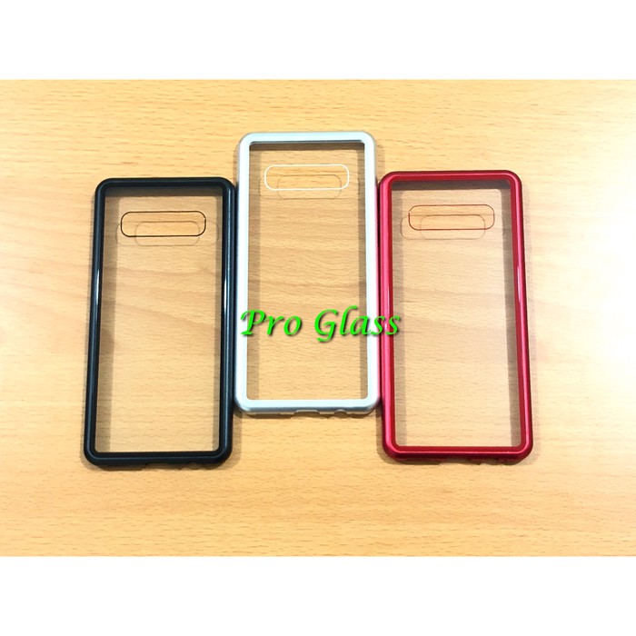 Magnetic Case Samsung S10 / Samsung S10+ with Premium Back tempered Glass Magnet