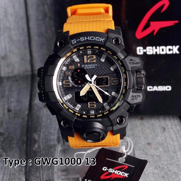 TERMURAH ... G Shock Casio GWG1000 Full Kuning  Yellow BONUS BATRE & Box . Jam Tangan murah  D-19