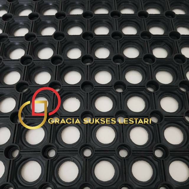 KESET KARPET KARET ANTI SLIP 50x150 RING MAT