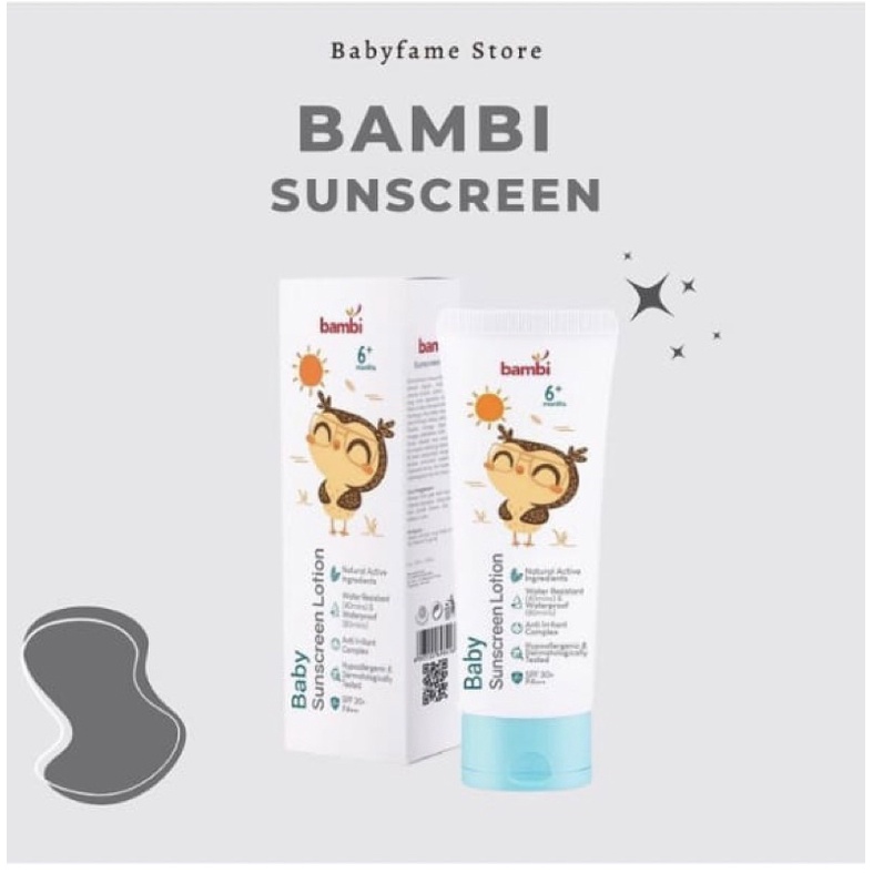 Jual Bambi Sunscreen Lotion | Shopee Indonesia