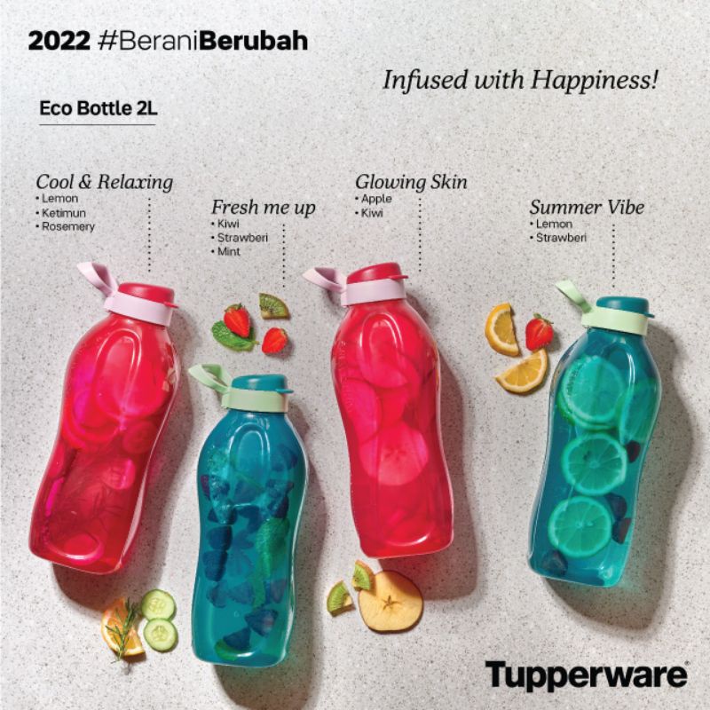 Botol 2Liter tupperware ,eco bottle 2ltr (1)