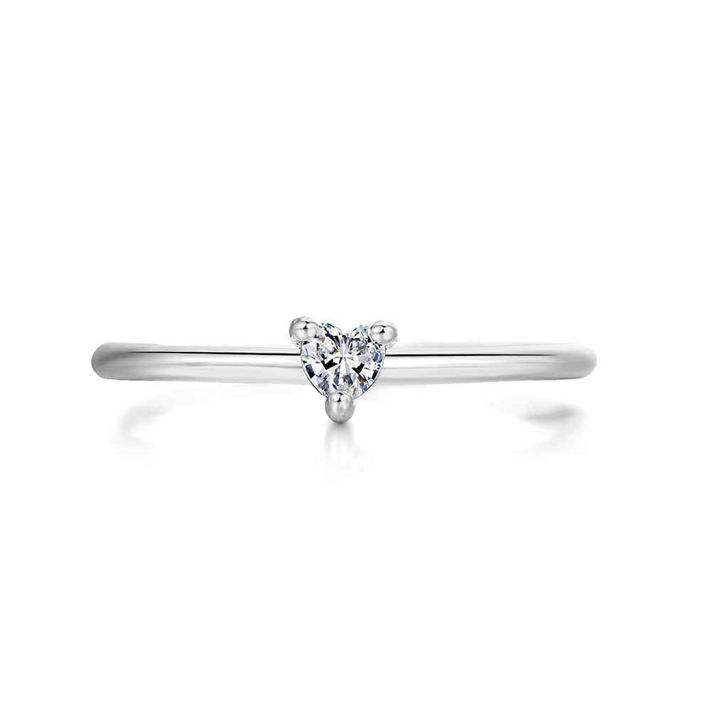 Cincin Sterling Silver 925 Dengan Cubic Zirconia Untuk Wanita