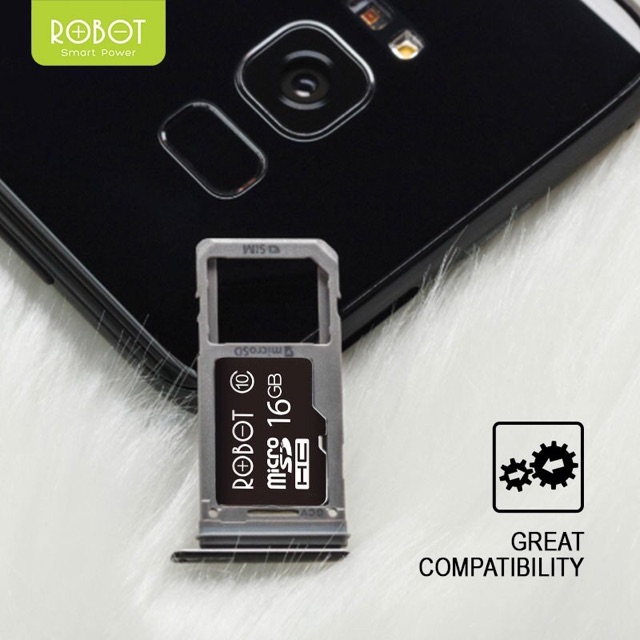 MMC ROBOT MicroSD Memori Card 4GB/8GB/16GB/32Gb CLASS 10 80Mb/S with Package