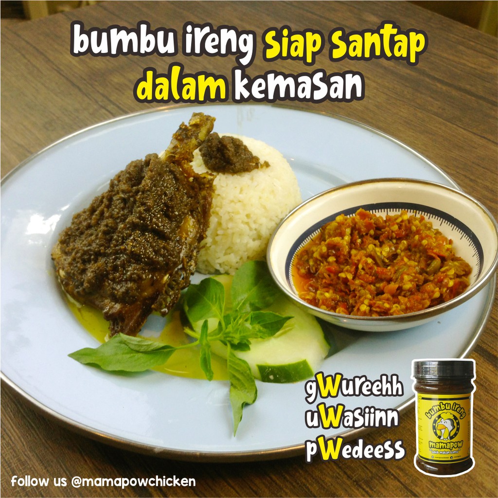 

Bumbu Hitam Mamapow Kemasan Siap Saji