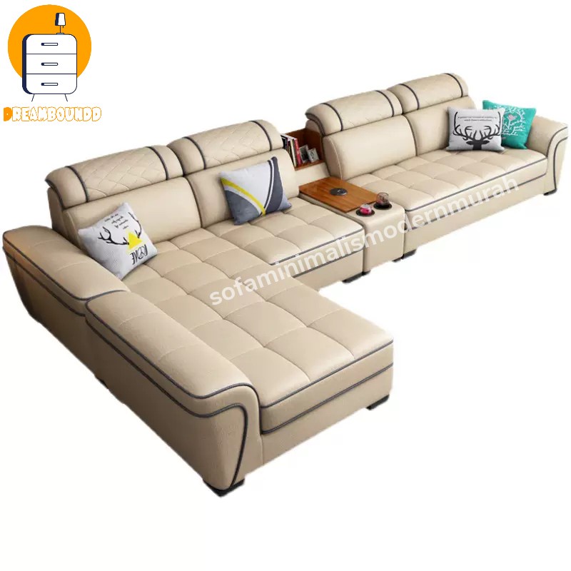 Sofa Minimalis Ruang Tamu Kecil-Sofa L Minimalis-Kursi Tamu-Sofa Bed