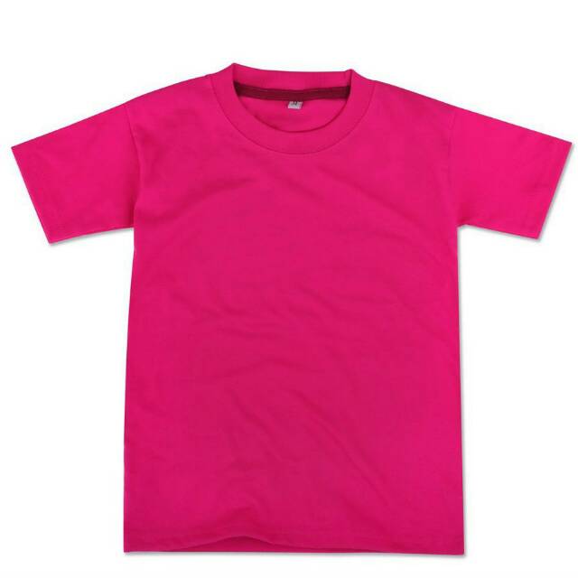 Kaos polos pink