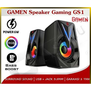 GAMEN GS1 GS5 GS6 GS8 GS10 TOP SPEAKER PC / LAPTOP BEST QUALITY BEST SELLER