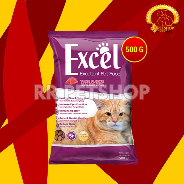 Makanan Kucing Excel 500 gram / Repack 500gr