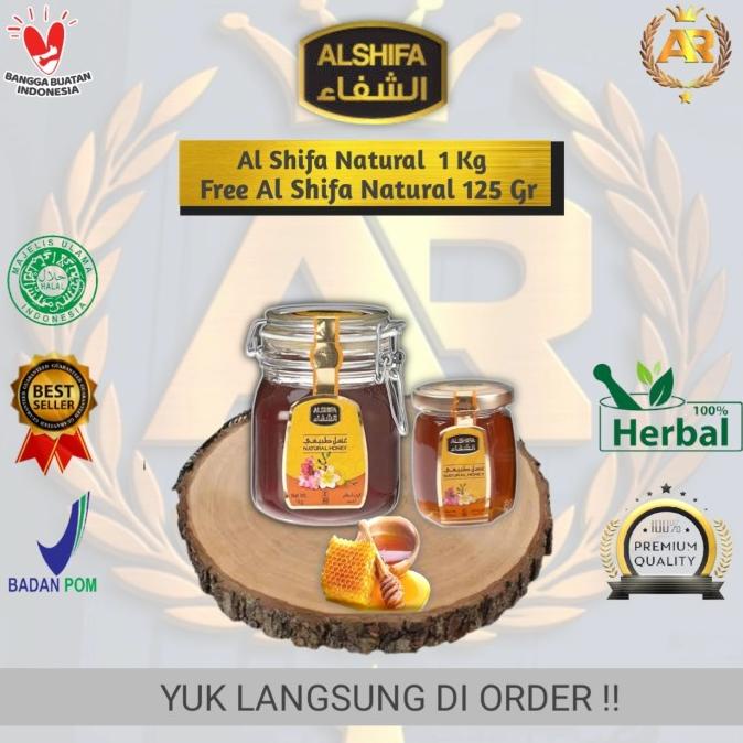 

PROMO Madu Al Shifa 1kg FREE 125gram|Ashifa ori 100%| madu arab|PAKETAN MADU MURAH