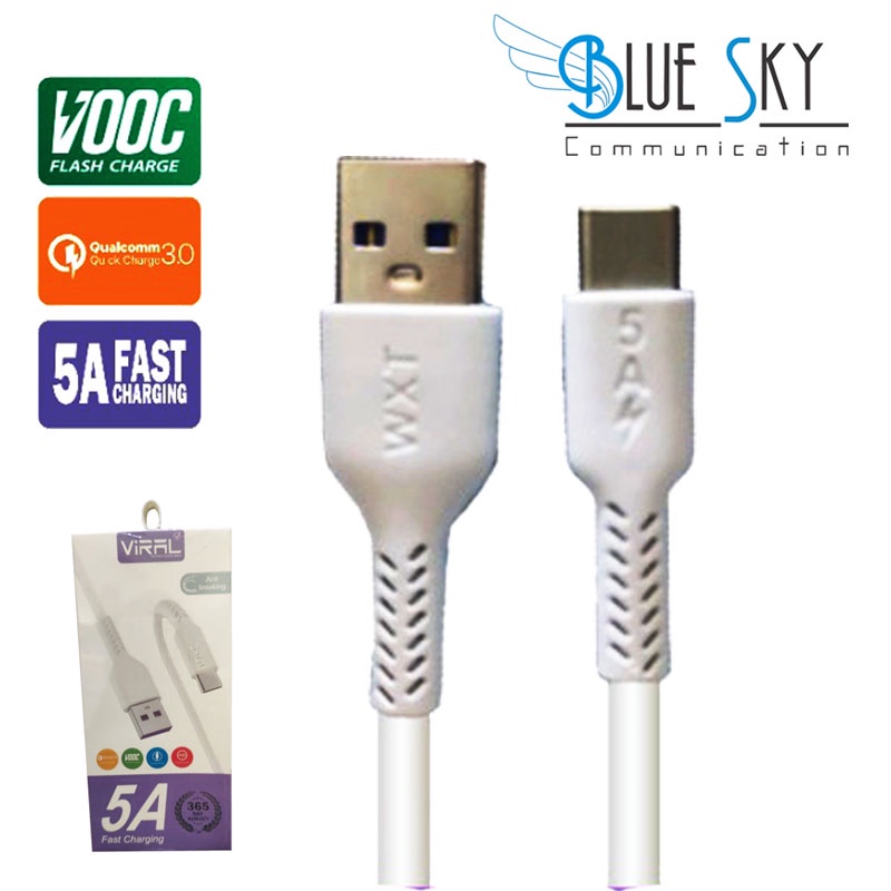 KABEL USB VIRAL 5A TYPE C