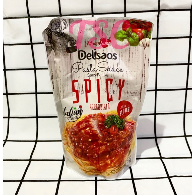 

Mamasuka Delisaos Pasta Sauce Spicy Arrabbiata Mamasuka Saus Pasta Arrabbiata Delisaos Arrabbiata