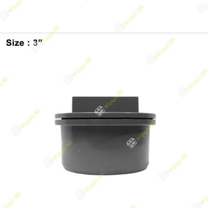 Clean out 3" 3inch 3 inch CO Rucika PVC / Tutup septitank septic tank