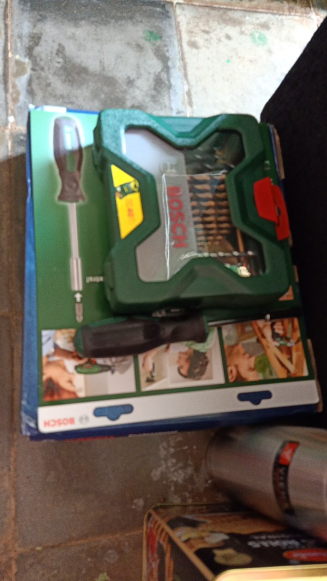 Bor Tembok Gsb 550 Bosch + Paket X-line 40pcs Titanium Bosch,original