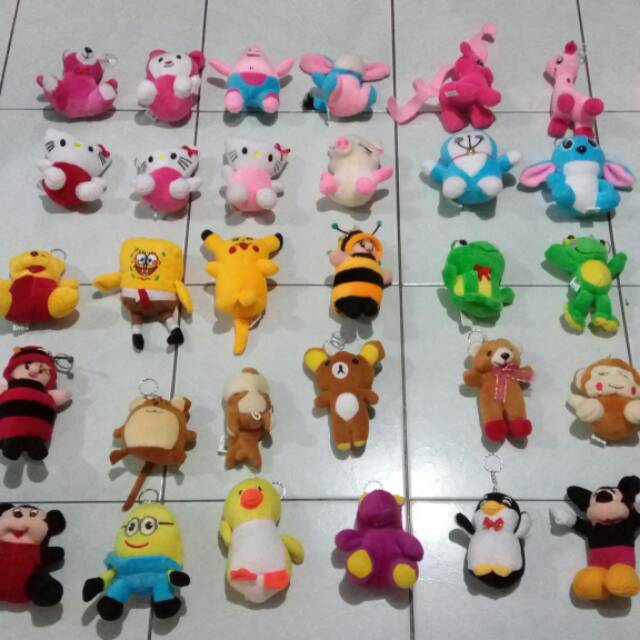 Jual [[ TERMURAH ]] BONEKA GANTUNGAN KUNCI BONEKA MINI SNI BERKUALITAS ...