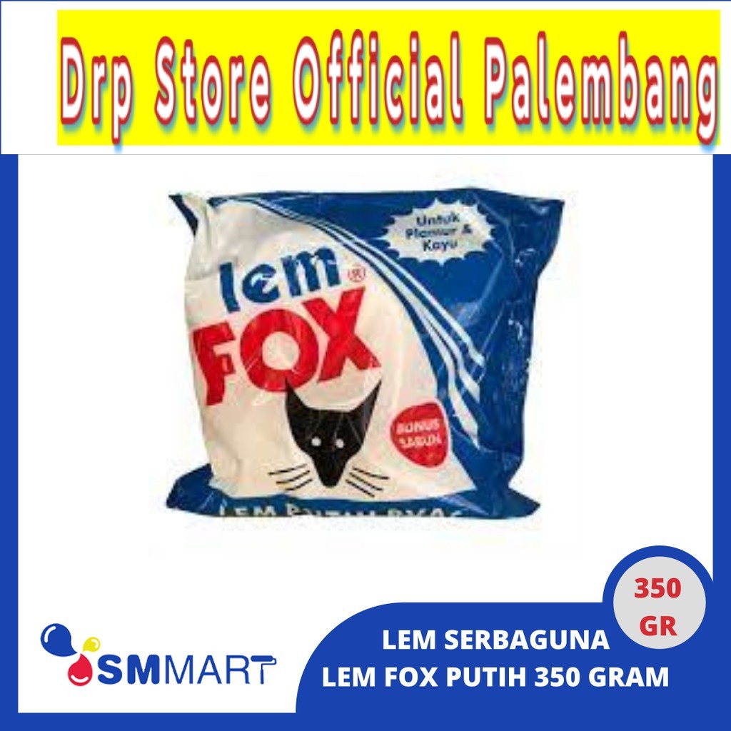 LEM FOX PUTIH SACHET /  LEM PUTIH FOX 350 GR dan 600GR