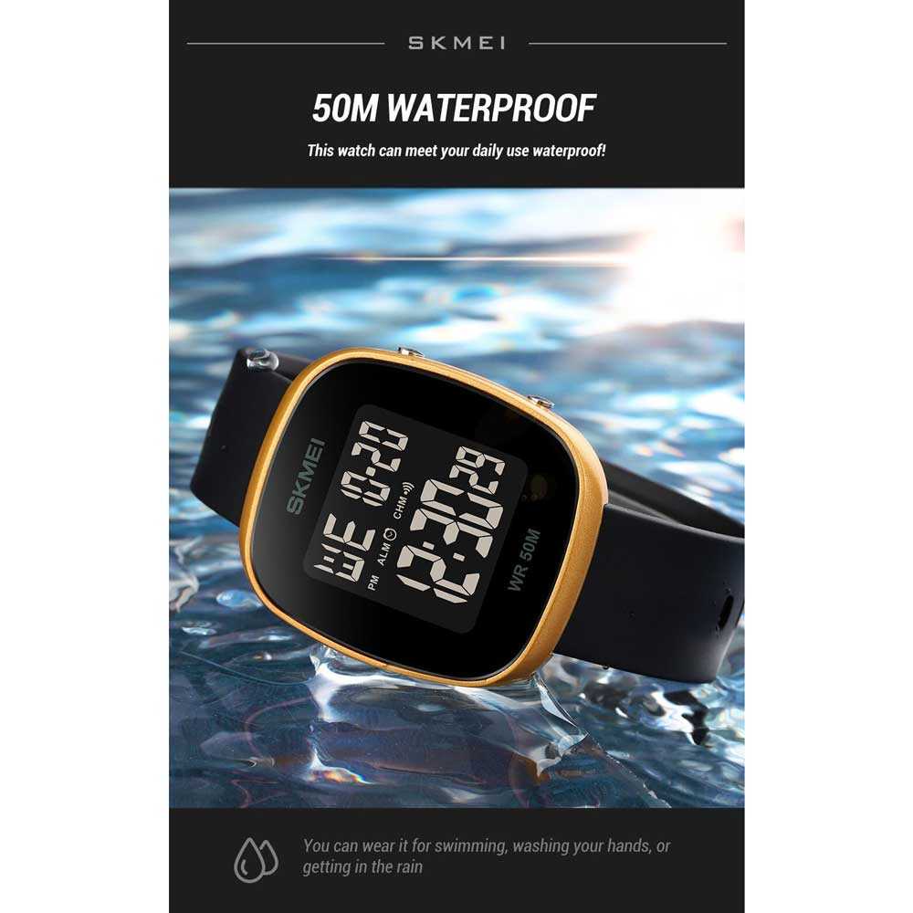 IDN - SKMEI Jam Tangan Digital Pria Strap Silicone - 1843