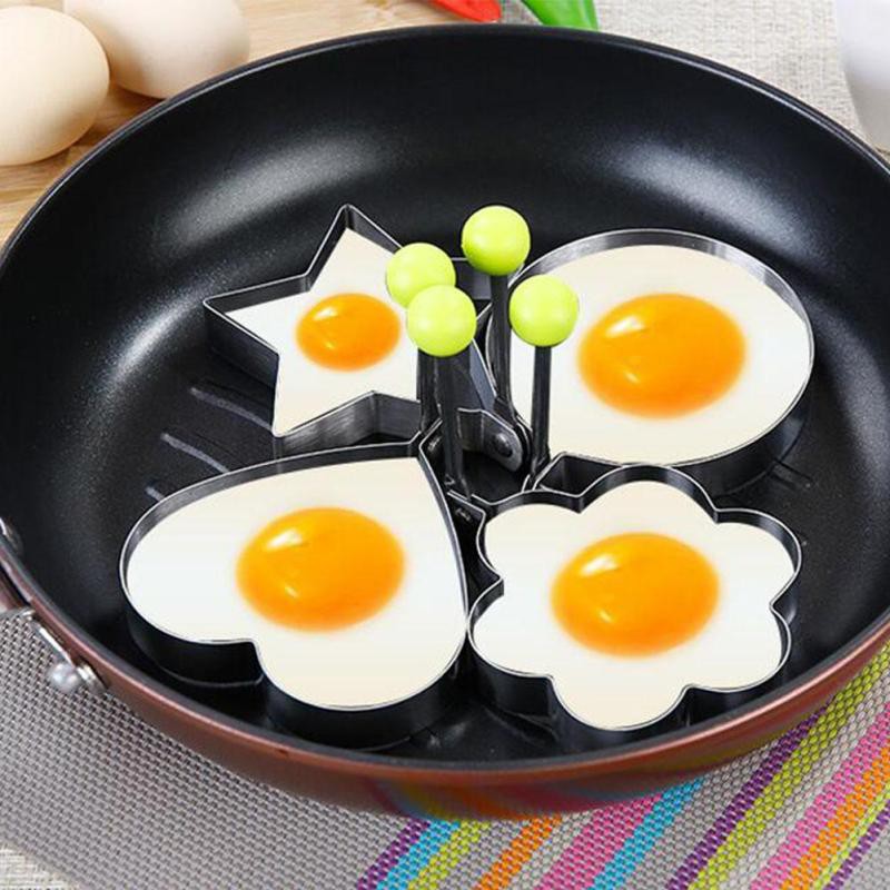 Cetakan Telur Goreng Dadar Ceplok Mata Sapi Omelet Cetakan Telur Karakter Stainless Steel Shopee Indonesia