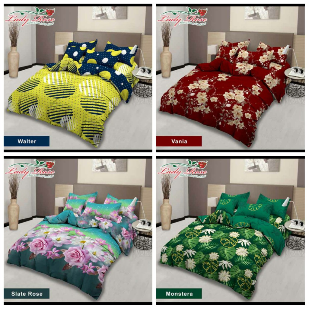 Best Seller Sprei Lady Rose King B4 Walter, Monstera, Lolita, Maurin, Slate Rose, Vania - Variasi or9oD1f6xqZ8dO