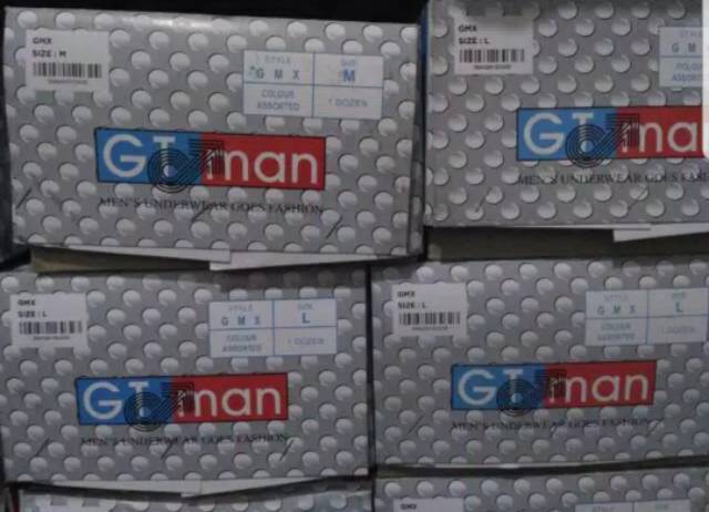 (1 Box isi 3) Celana Dalam Pria GT Man GMX | CD Pria 1 Box isi 3 GT-Man | Underwear Man GMX CD