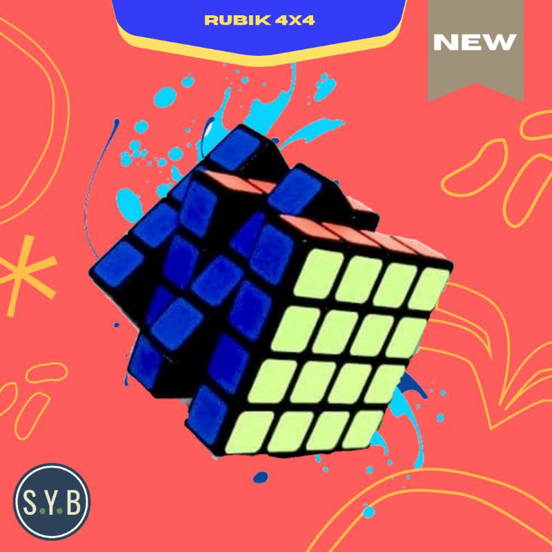RUBIK 4x4 PUZLE RUBIK MAGIC CUBE LEGEND SENGSO ORIGINAL BUKAN STICKER