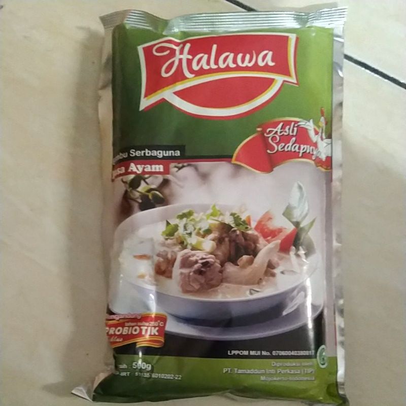 

Halawa Ayam 500gram dan Sapi 500 gram tulis di Optional