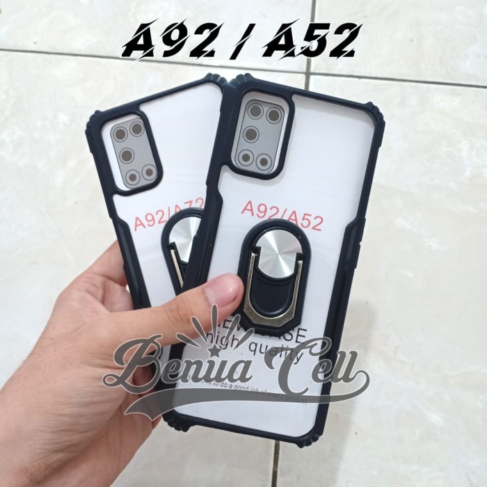 CASE OPPO A52 A92 - CASE ARMOR SHOCKPROOF + RING OPPO A52 A92 - BC