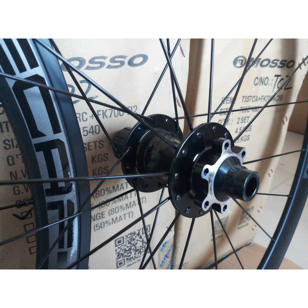 Wheelset Decaf RoadBike 700 C Ta12x142 Disc Brake