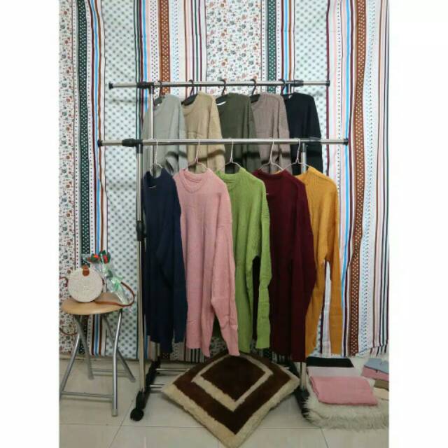 Sweater BOXY Premium Jumbo Baju Wanita Atasan Wanita