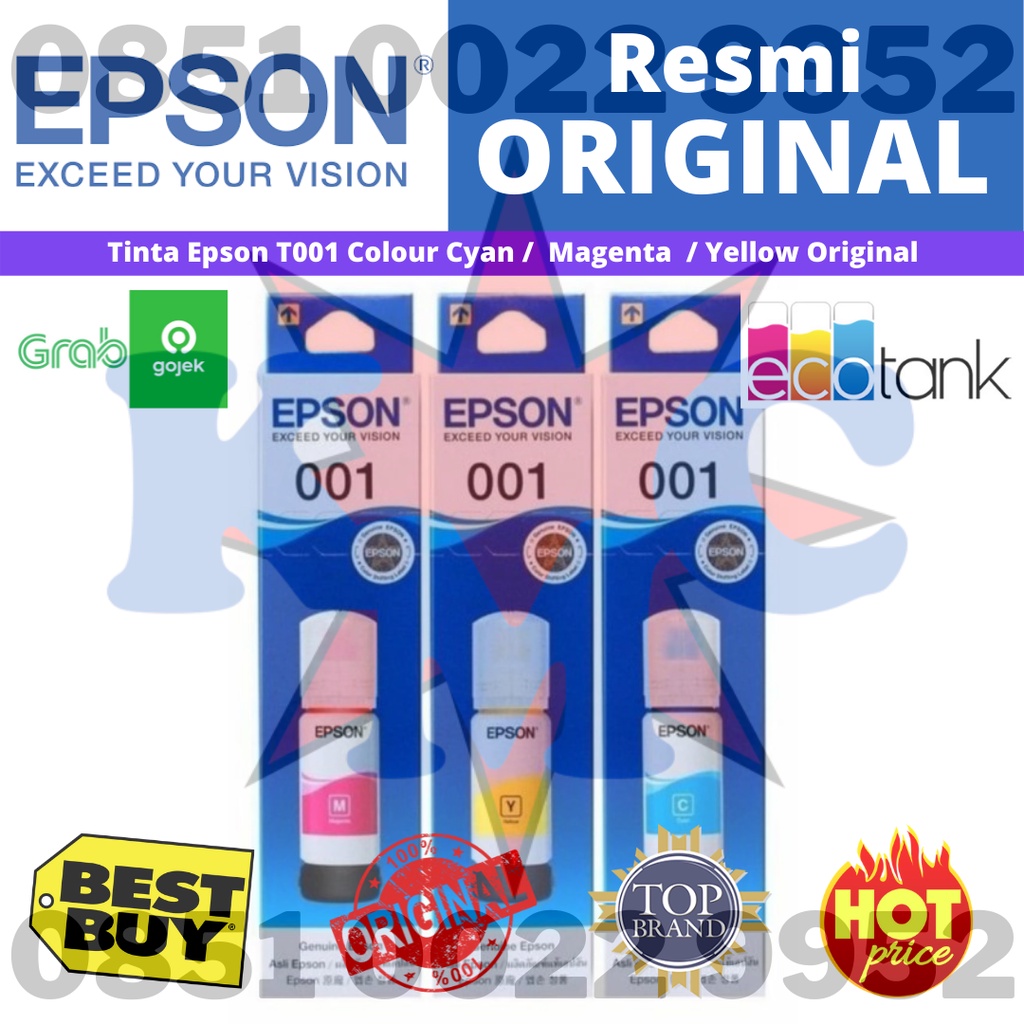 TINTA EPSON 001 ORIGINAL