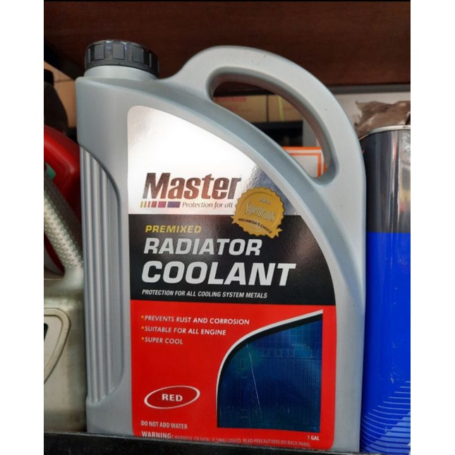 Jual Master Premixed Radiator Coolant 4L Original Shopee Indonesia