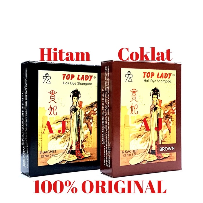 TOP LADY HAIR DYE SHAMPOO ( 1 SACHET )**