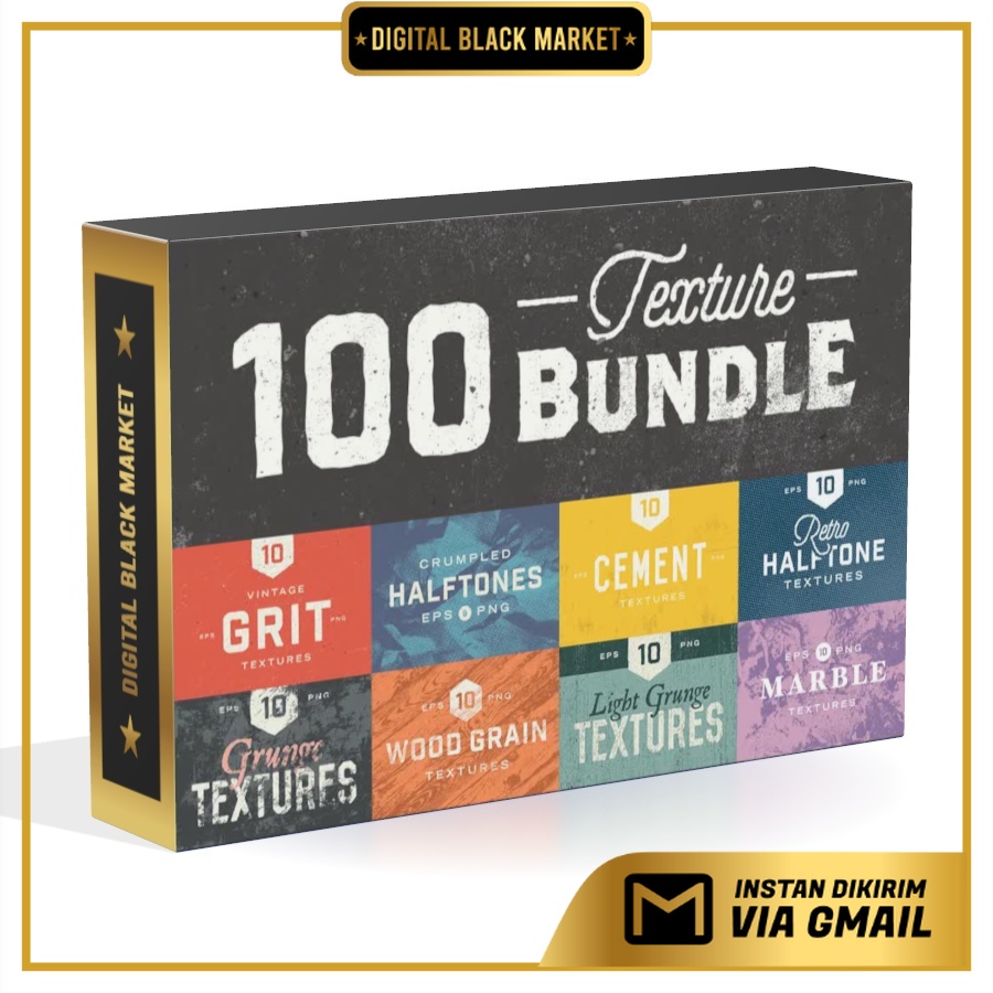 100 Texture Bundle - Vector Designs