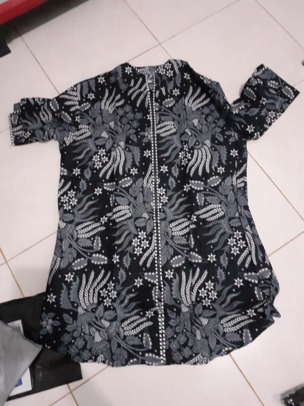Tunik Batik Zipper Terbaru | Tunik Kekinian