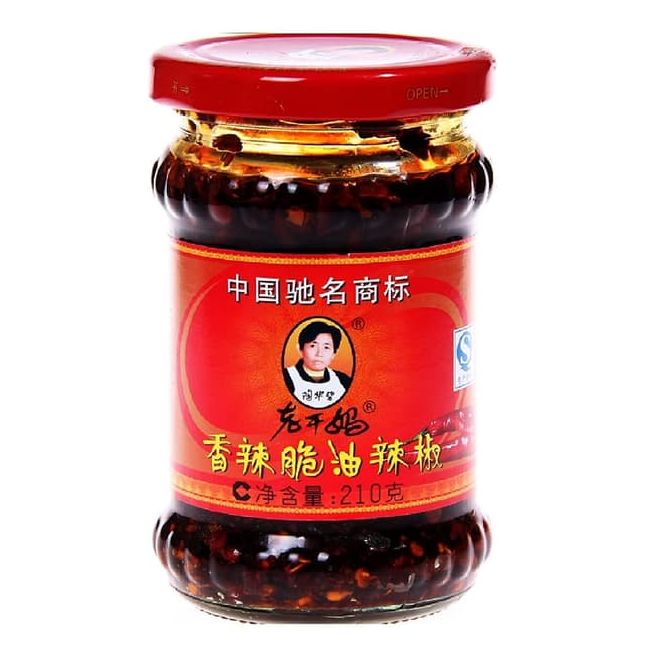 

- BARU Lao Gan Ma Spicy Chili Crispy Sambel Import 210 g
