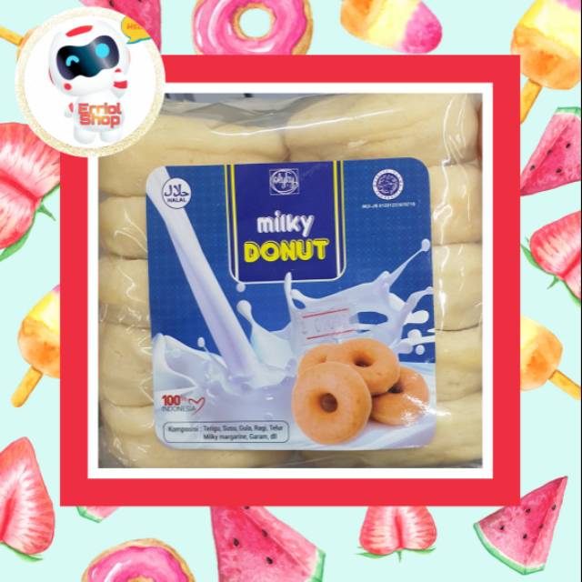 

Milky Donut 10 Pcs Sehat & Praktis Langsung Goreng