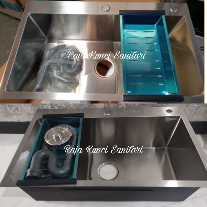 Kitchen Sink/7545/Bolzano/Onan/Golden Hand/VALPRA/Stainless Steel/Paket Extra