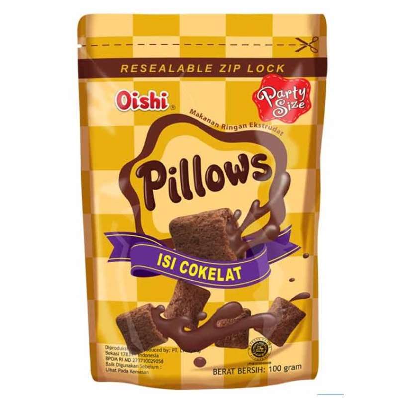 

Oishi Snack Pillows Coklat // Ubi Pouch 120g