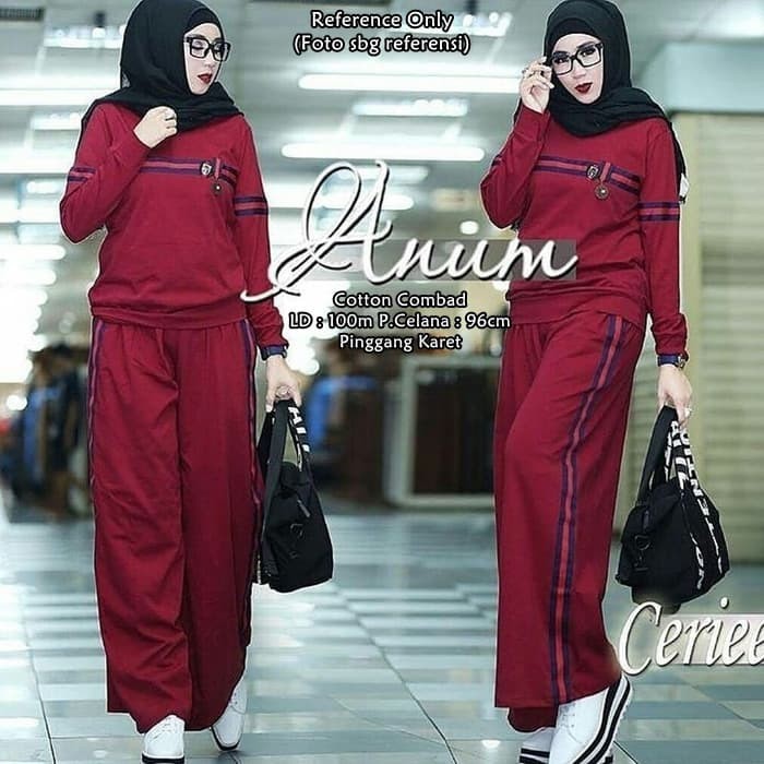 Anum Set Maroon