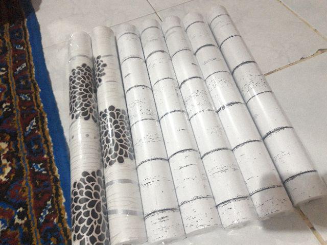 Wallpaper Dinding Dandilion Hitam Putih