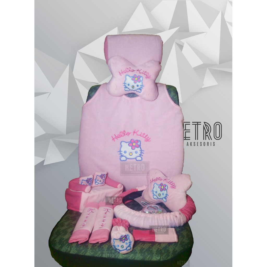 Hello Kitty Pink 8 In 1 Bantal Set