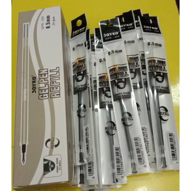 

Refil/isi ulang bolpen gel joyko 0.5 GPR-200