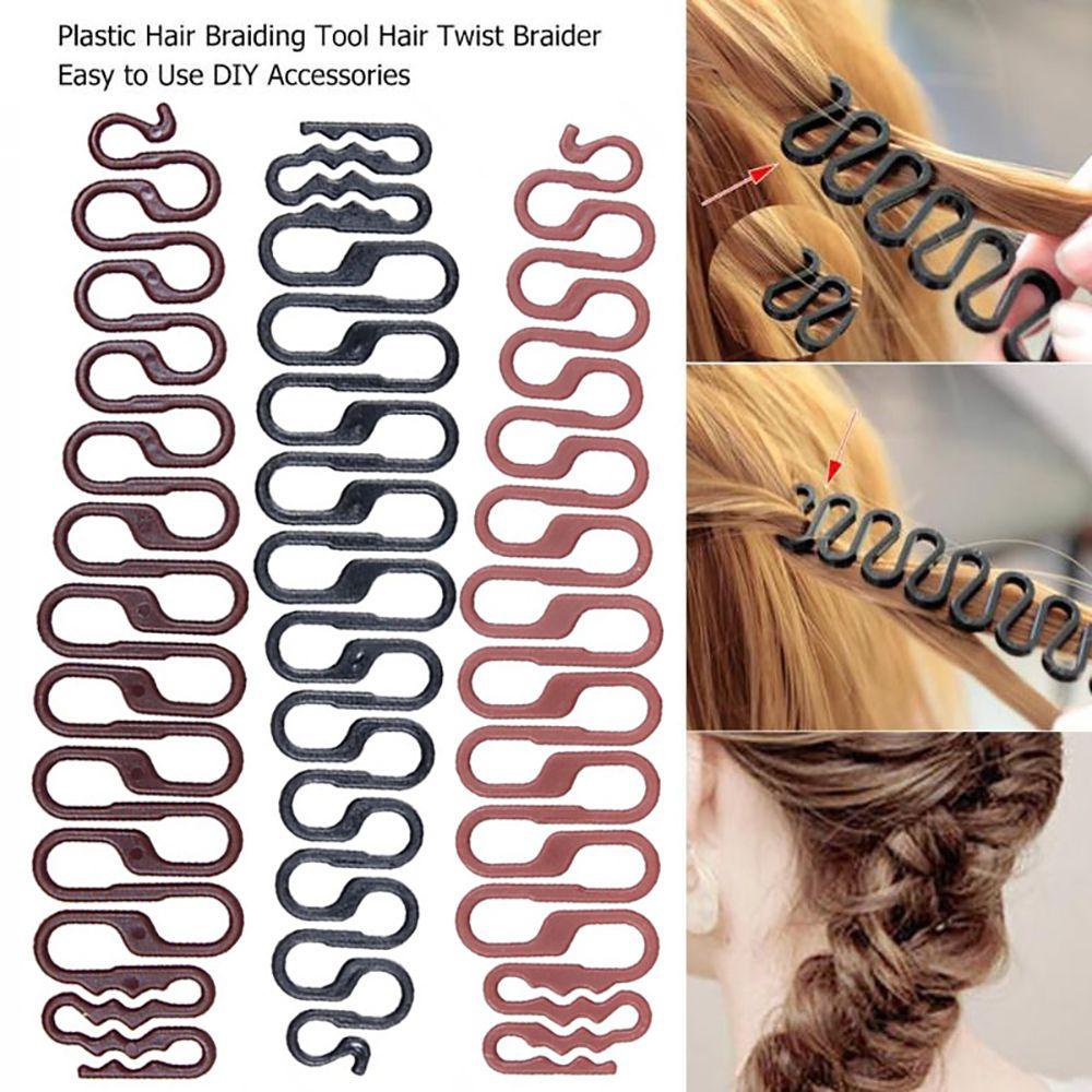 Needway Braiders Wanita DIY Menenun Rambut Artefak French Wave Braid Clip Fishbone Rambut Kepang Hair Braider